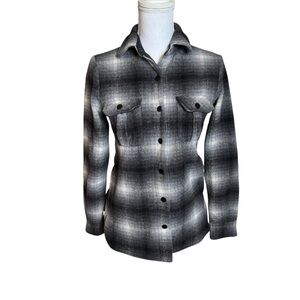 Smartwool Anchor Line Shirt Jacket Shacket Plaid Wool Blend XS
